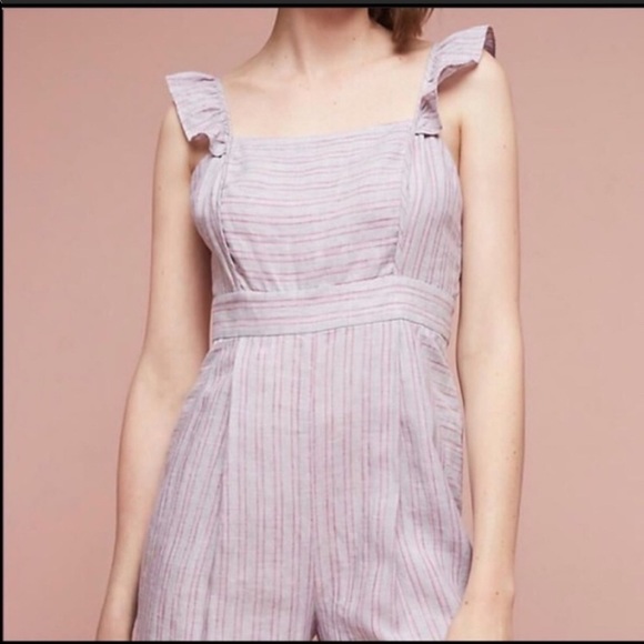 Anthropologie Nantucket Striped Jumpsuit - Picture 7 of 11